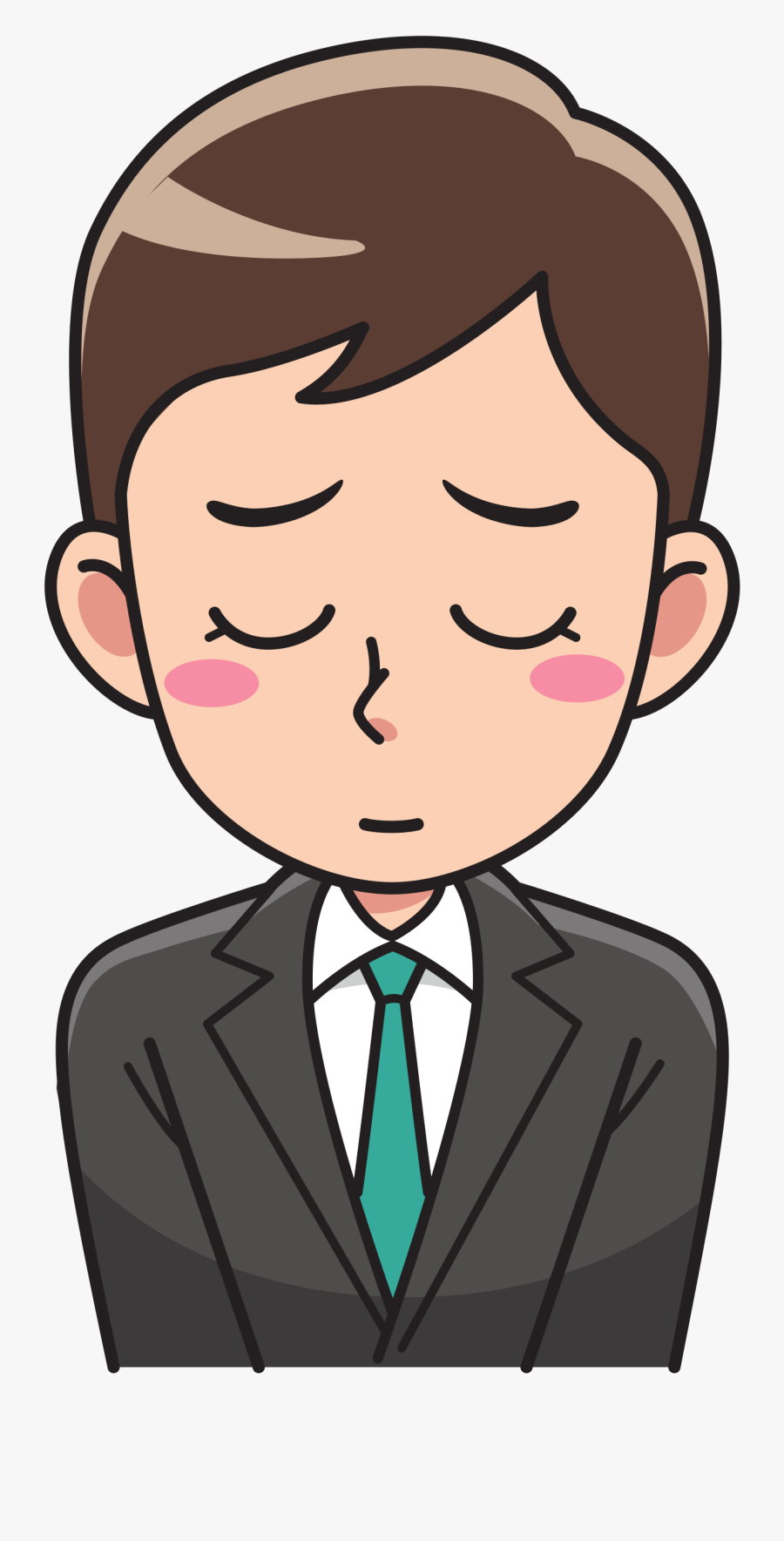 Business Man - Apology - Apology Clipart, Transparent Clipart