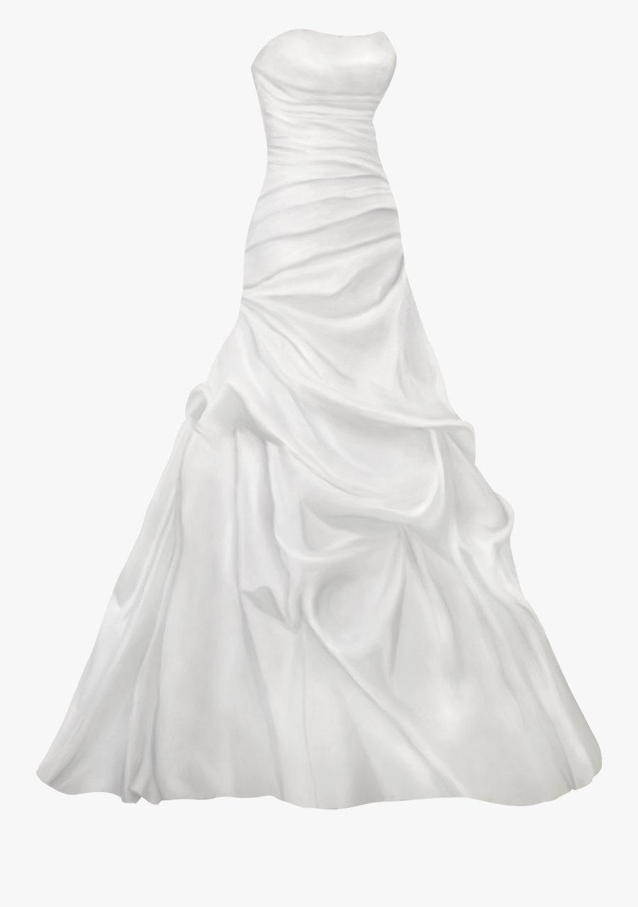 Bridesmaid Dress Clipart - Gown, Transparent Clipart