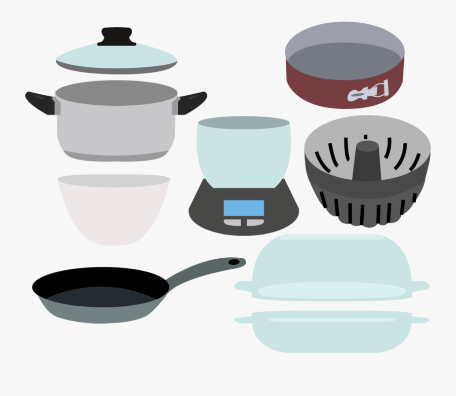 Pots And Pans, Transparent Clipart