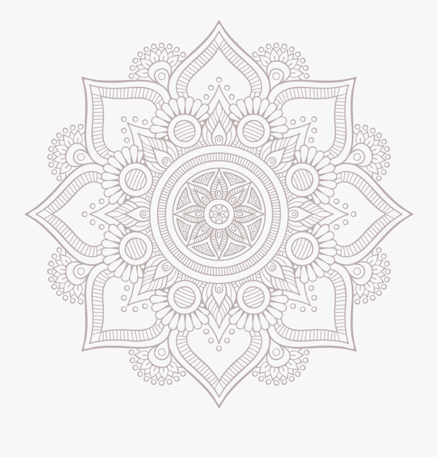 Art Bridesmaid Pen Paper Therapy Mandala Dress Clipart - Mandalas Para Picsart Color, Transparent Clipart