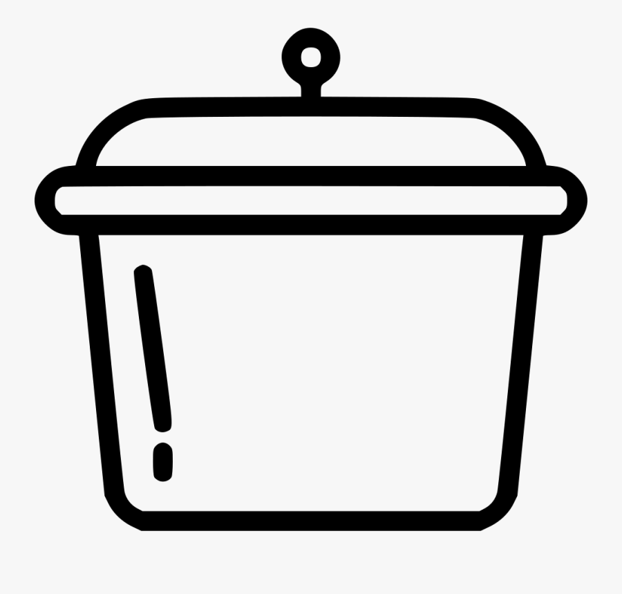 Pressure Cokker Pot Pan Tableware Cook Comments - Black And White Take Out Coffee Cup, Transparent Clipart
