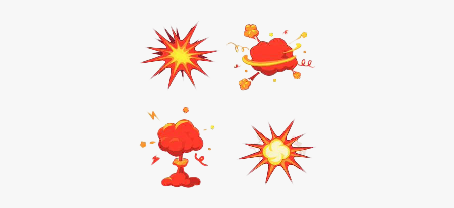 Blast Explosion, Transparent Clipart