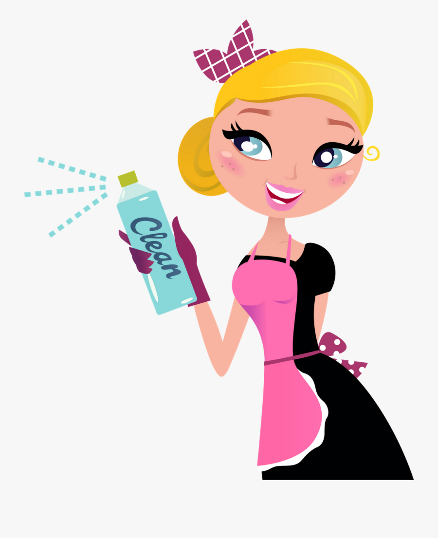 Svg Transparent Download Maid Clipart - Cartoon Maid Services, Transparent Clipart