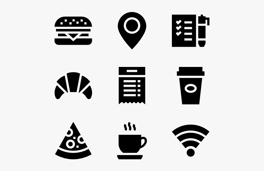 Cafe - Date Time Venue Icon, Transparent Clipart
