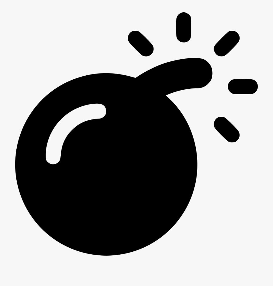 Bomb Boom Danger War Explosive Weapon Svg Png Icon - Boom Icon Png, Transparent Clipart
