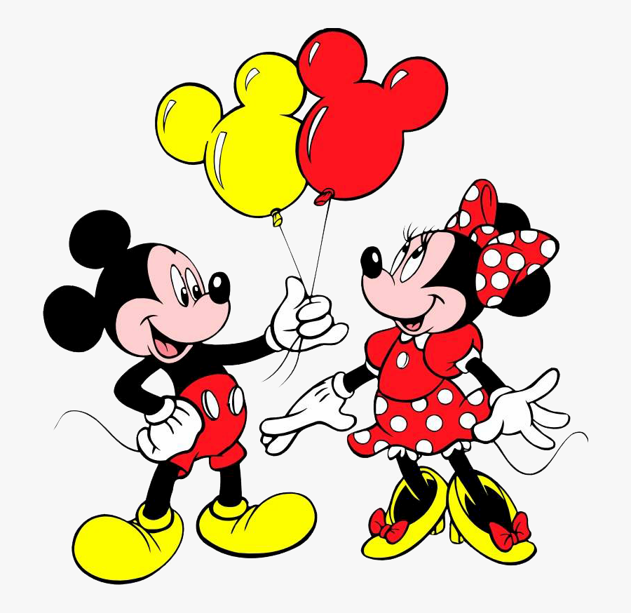 Mickey Mouse Balloons Who - Minnie E Mickey Mouse, Transparent Clipart