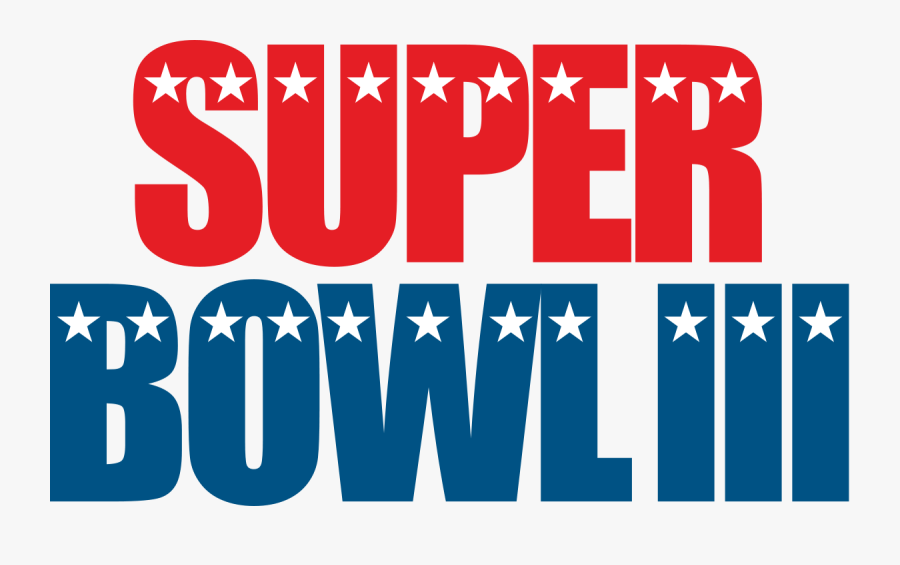 Super Bowl Iii Wikipedia - Super Bowl 3 Logo, Transparent Clipart