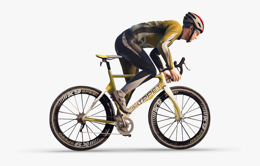 Man On Bicycle Png Image - Cycling Png, Transparent Clipart