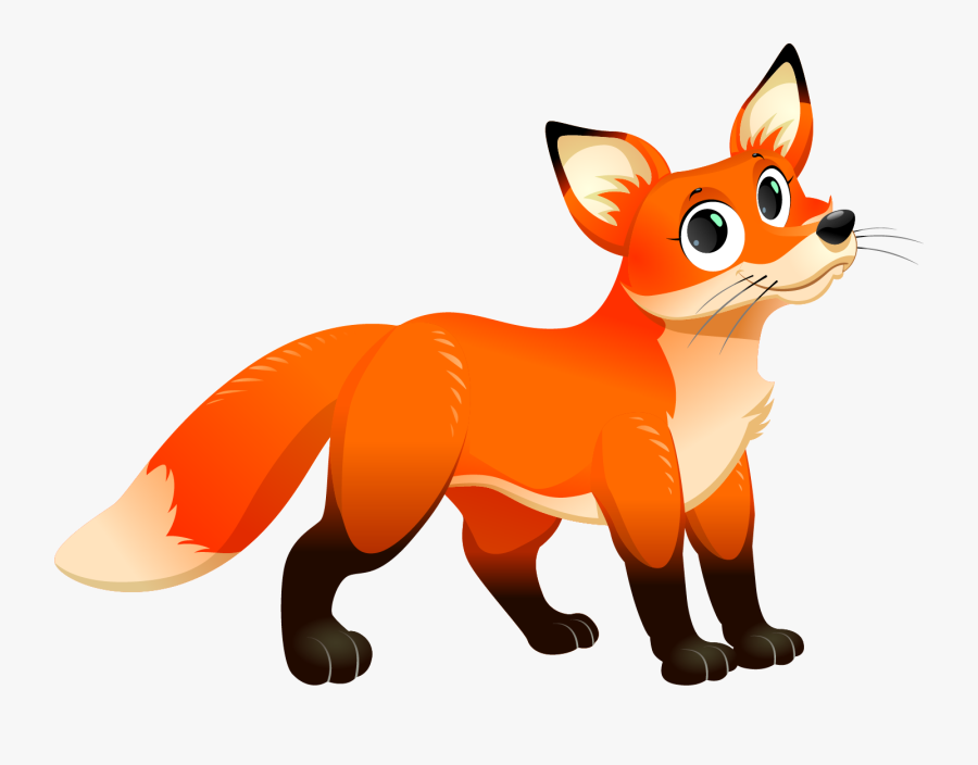 Fox Clipart Png Image - Imagen De Un Zorro Animado, Transparent Clipart