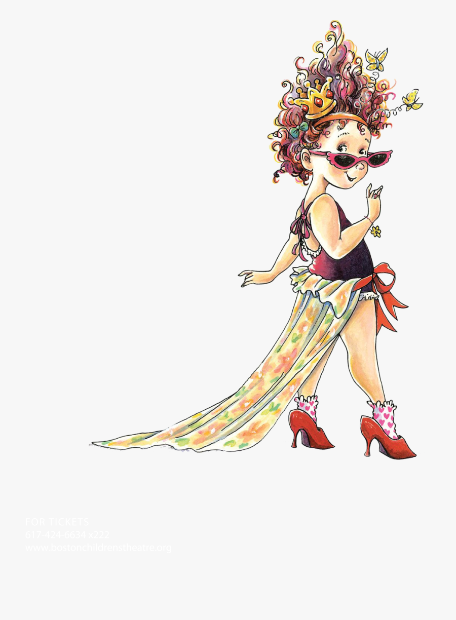 Fancy Nancy Alone, Transparent Clipart