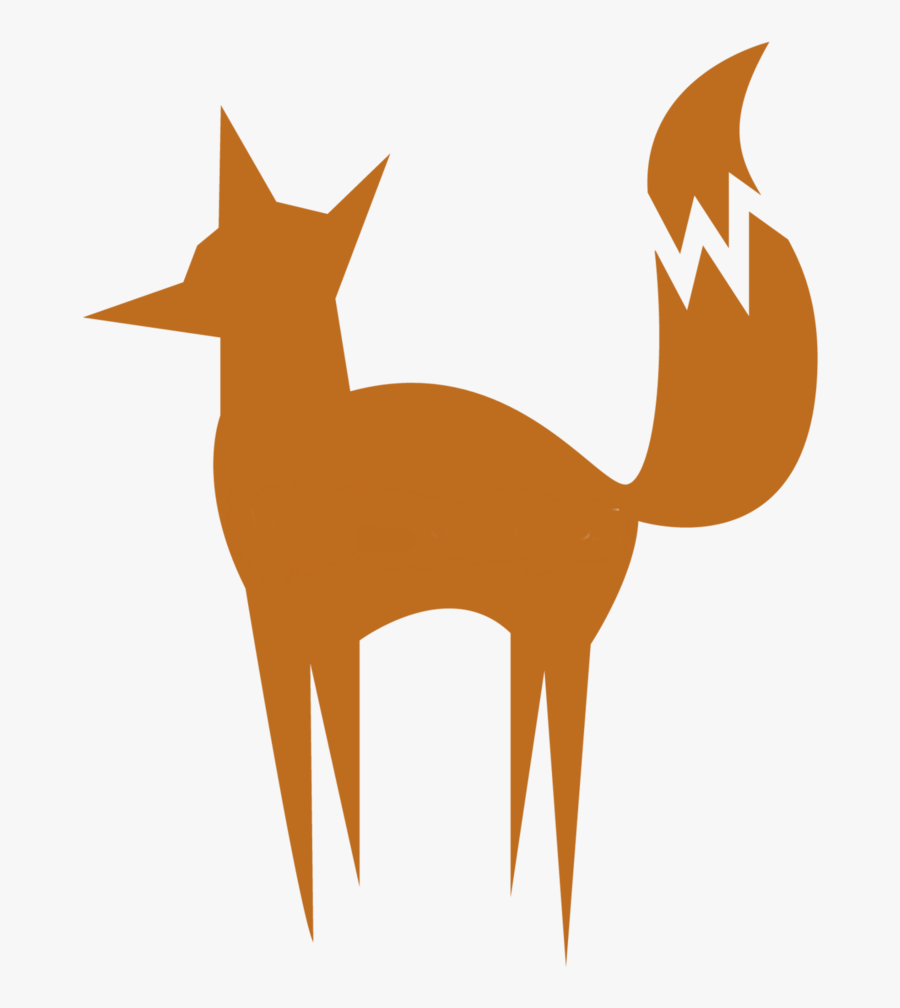 A Quick Brown Fox Clipart , Png Download - Dog, Transparent Clipart