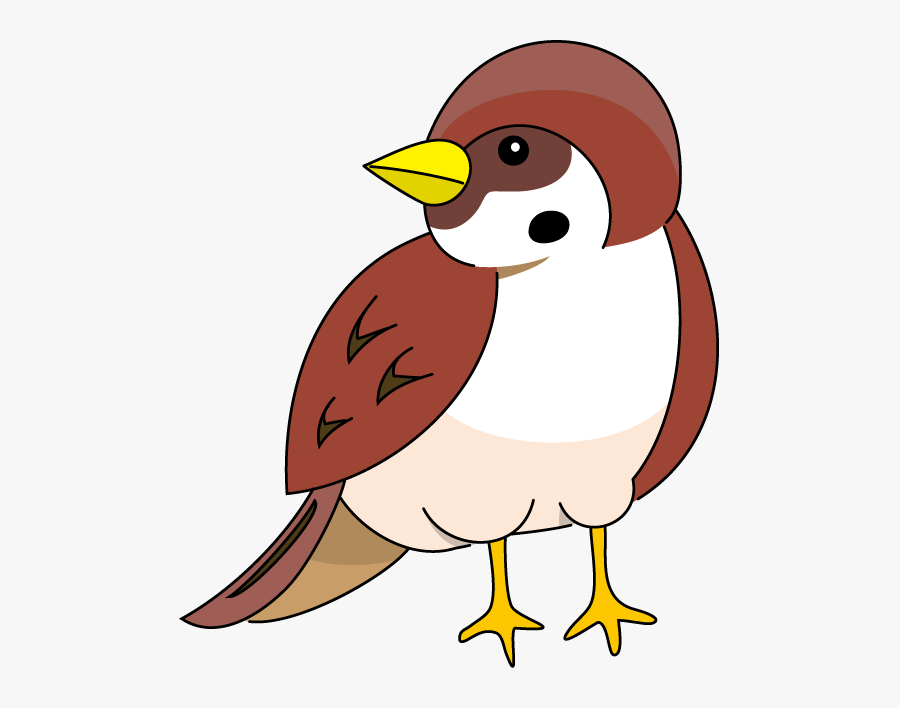 Sparrow Clipart, Transparent Clipart