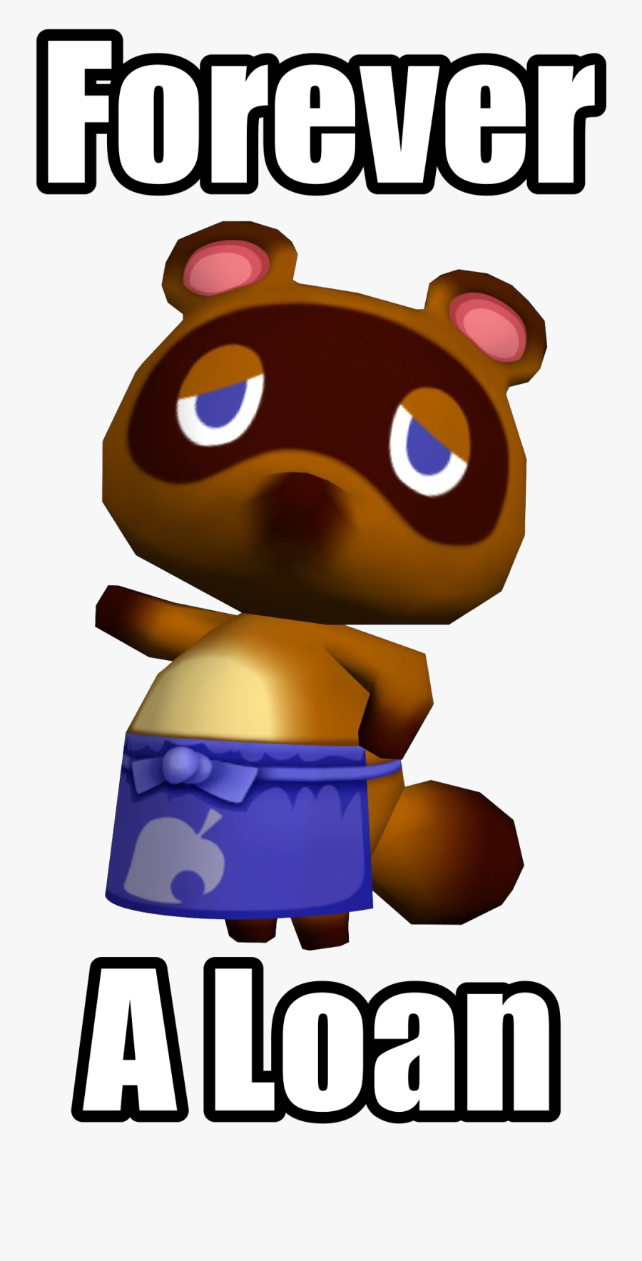 Clip Art Eating Alone Meme - Forever Alone Animal Crossing, Transparent Clipart