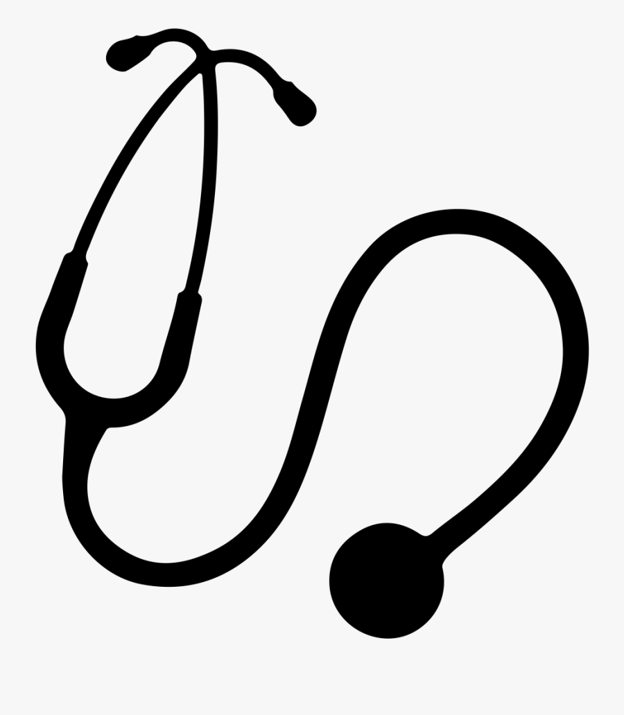 Picture Free Download Stethoscope Transparent Black - Stethoscope Icon Png, Transparent Clipart