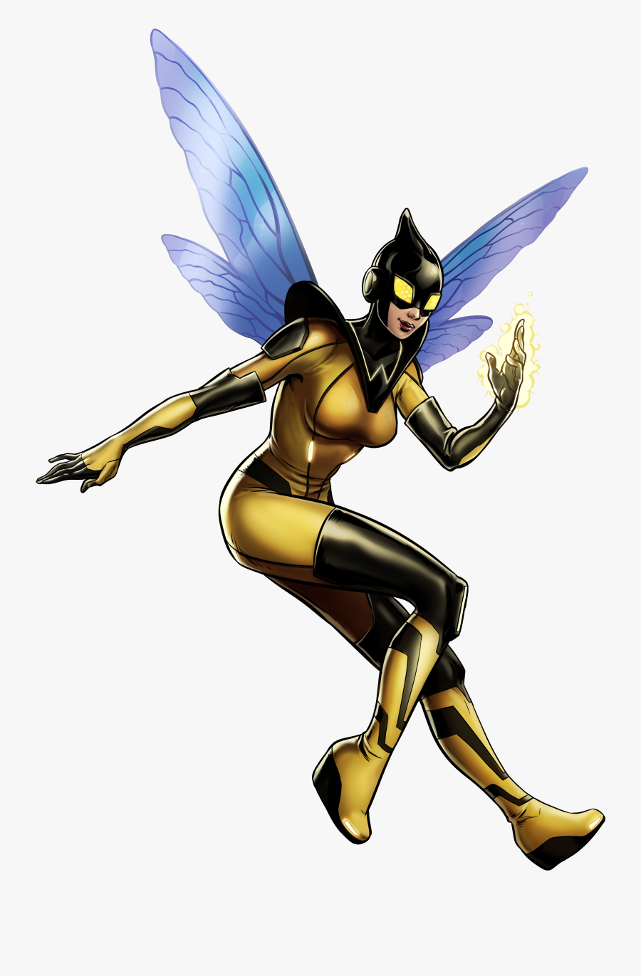 19 Marvel Vector Wasp Huge Freebie Download For Powerpoint - Wasp Marvel, Transparent Clipart
