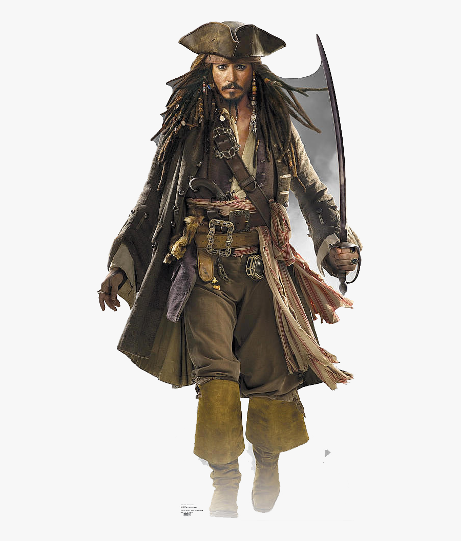 Captain Jack Sparrow Download Png - Captain Jack Sparrow Full Body, Transparent Clipart
