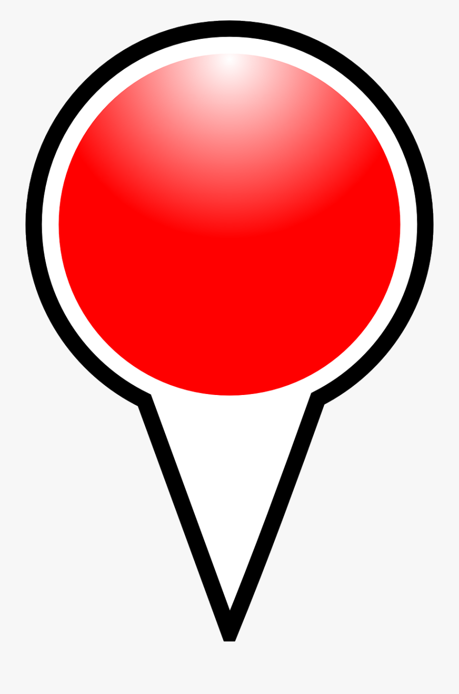 You Are Here Marker, Transparent Clipart