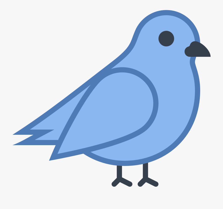 Bluebird Icon, Transparent Clipart