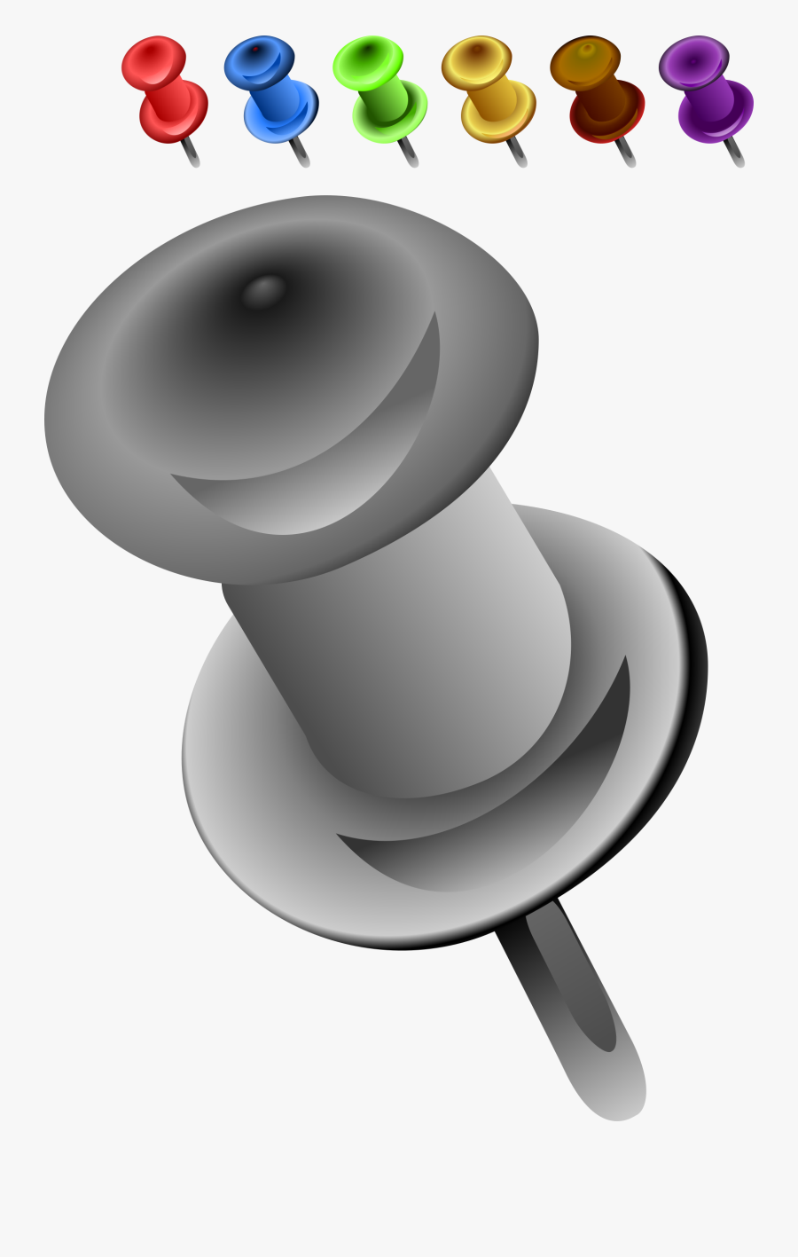 Pin Clipart File - Penjepit Kertas Png, Transparent Clipart