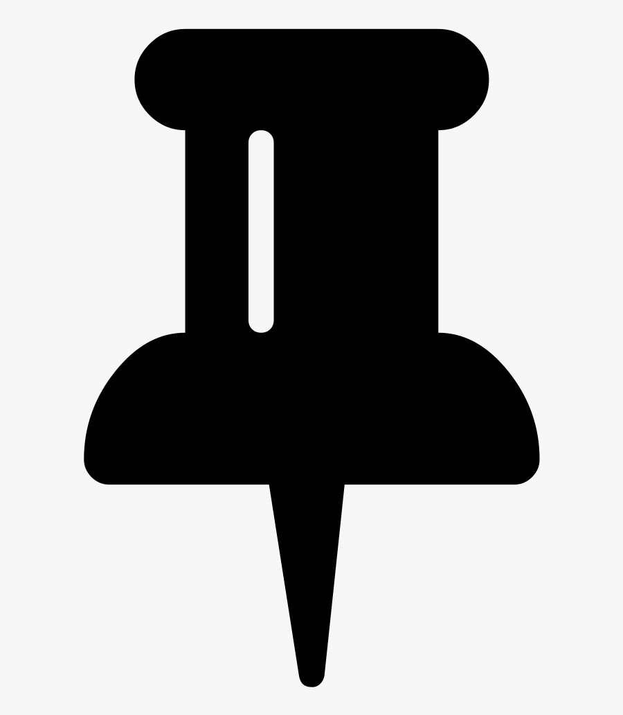 Pushpin Font Awesome - Icon, Transparent Clipart