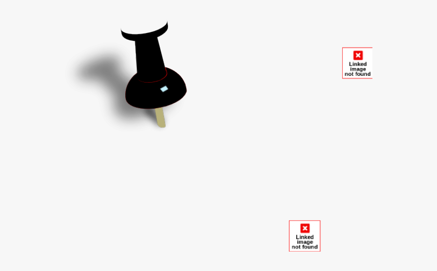 Push Pin Clipart - Push Pin Clipart Black, Transparent Clipart