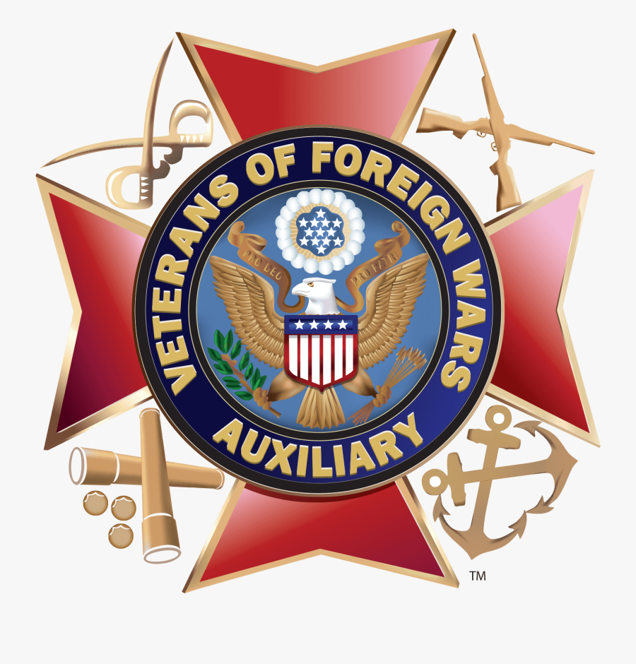 Vfw Auxiliary Logo - Texas Vfw Auxiliary Logo, Transparent Clipart