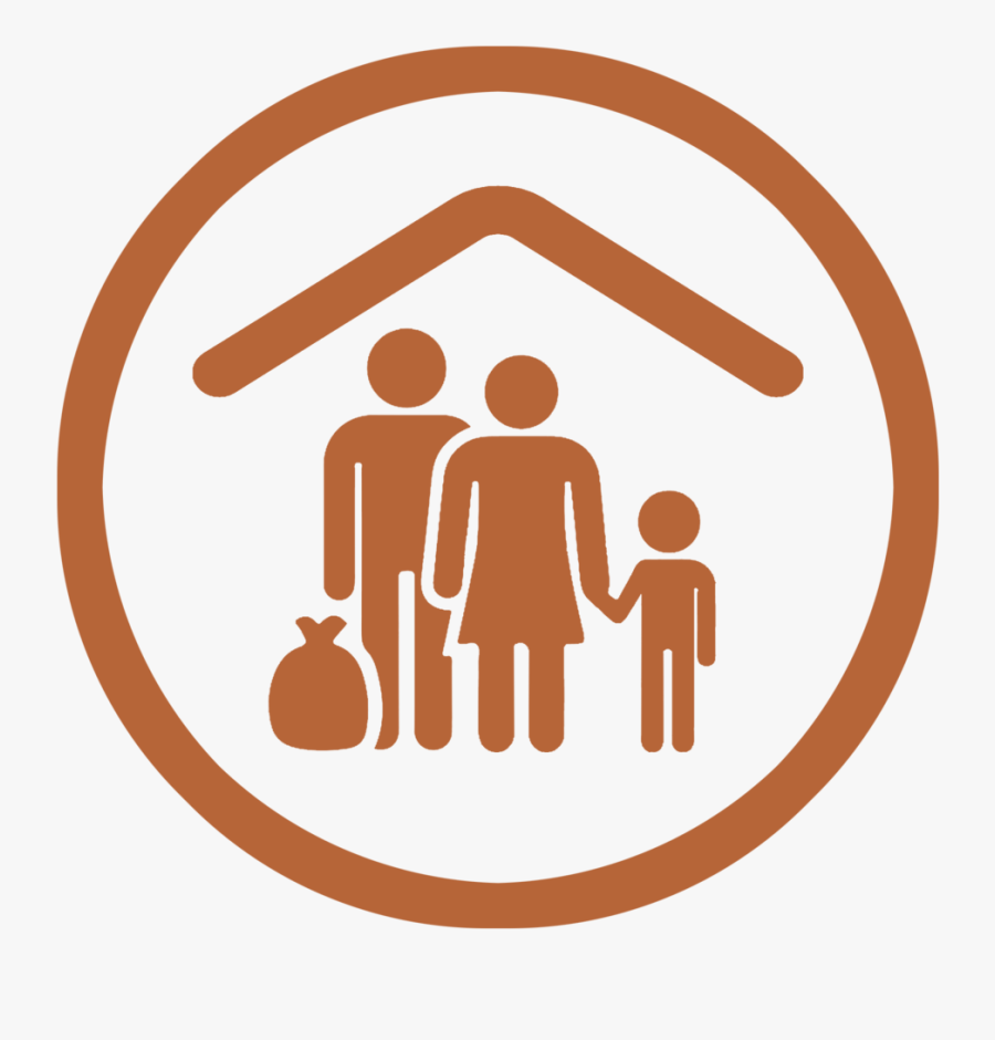 Population Movement & Settlement Shelter For Life International - Symbols That Represent Refugees, Transparent Clipart