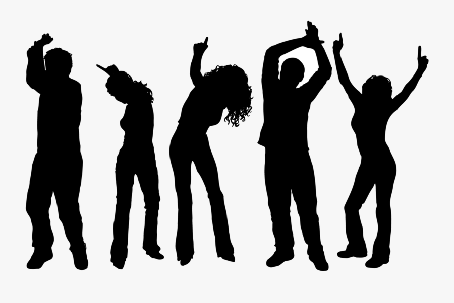 Just Dance Party Cliparts Transparent Png - Party Clipart Black And White, Transparent Clipart