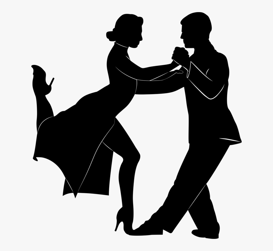Wing Chun,salsa Dance,silhouette - Swing Dance Clip Art, Transparent Clipart