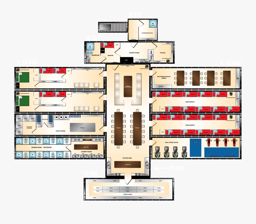 Huge Underground Bunker Plans, Transparent Clipart