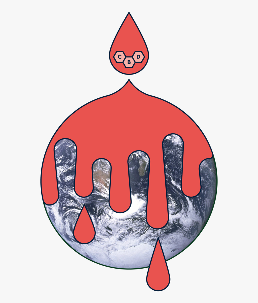 Earth In Black Sky, Transparent Clipart