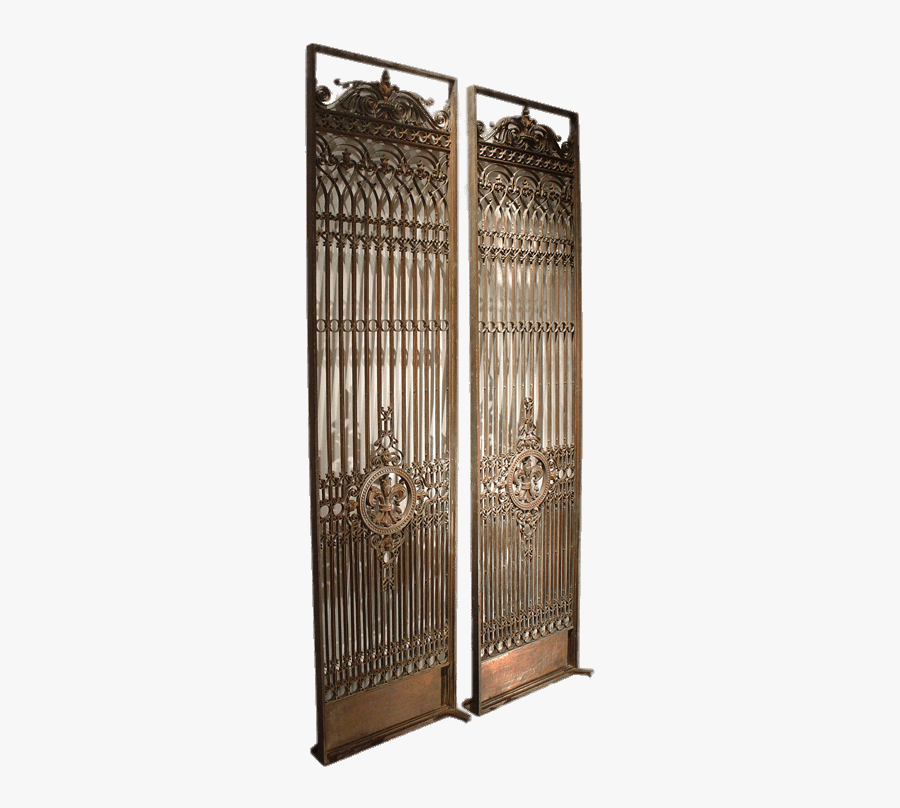 Fleur De Lys Elevator Doors - Door, Transparent Clipart