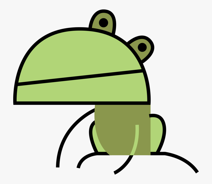 Amphibian Frog Vector Image, Transparent Clipart