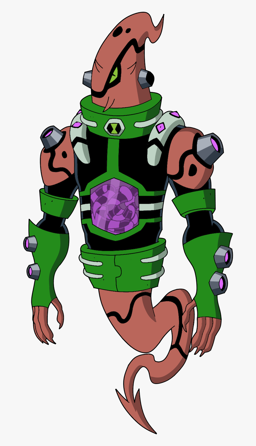 Cartoon Clipart , Png Download - Ben 10 Kickin Hawk Fusion, Transparent Clipart