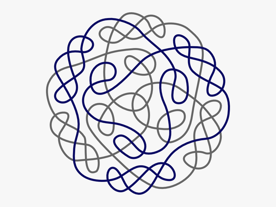 Scottish Knot Patterns Line Drawing, Transparent Clipart