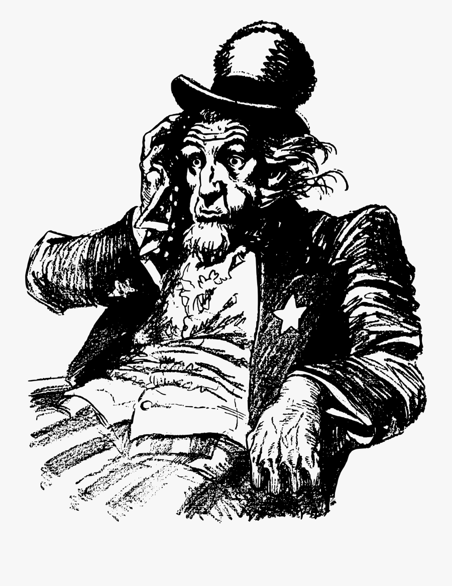 Tired Uncle Sam - Drug Pricing Uncle Sam, Transparent Clipart