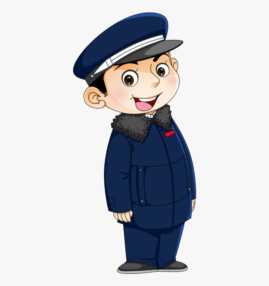 Police Uncle Png Download - Cartoon, Transparent Clipart