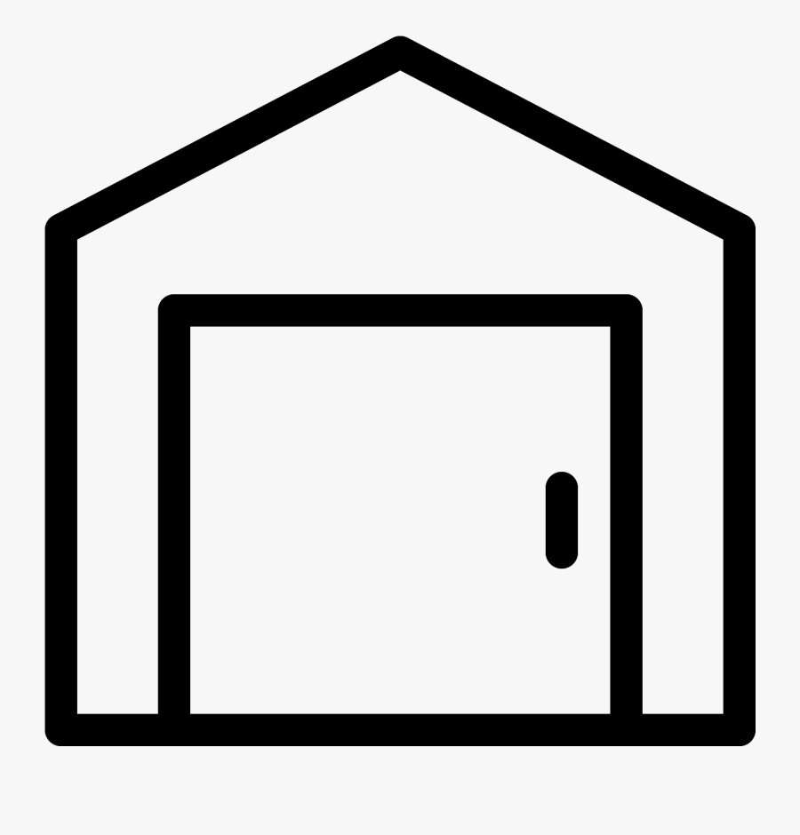 Garagentor Icon, Transparent Clipart