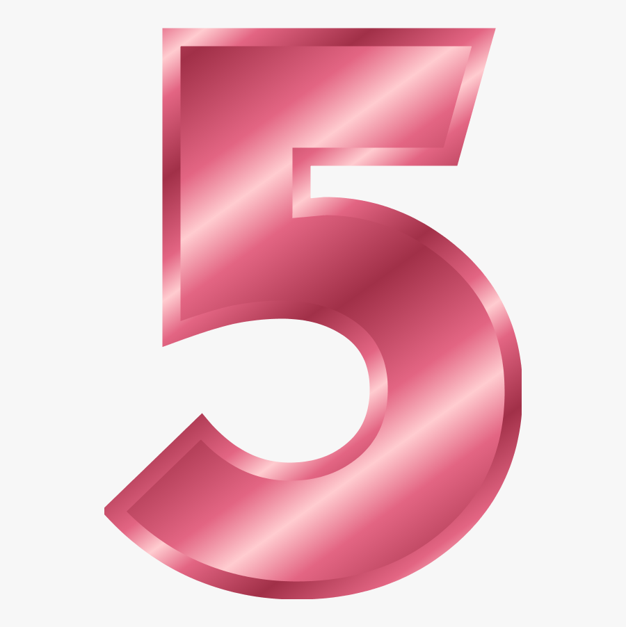 Number 5 Png - Five Clipart Transparent Background , Free Transparent