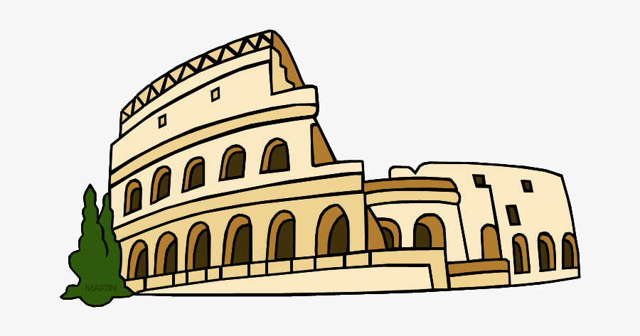 Architecture Clip Art By - Roman Colosseum Clip Art, Transparent Clipart