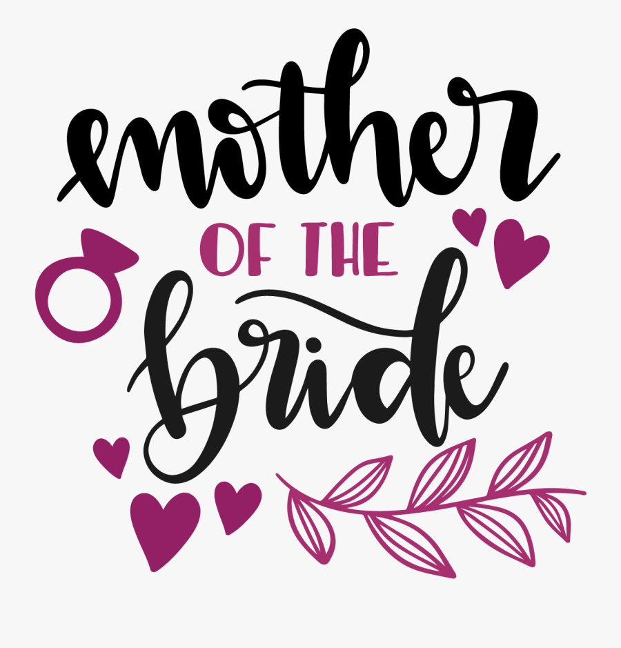 Bride Silhouette Svg - Mother Of The Bride Clipart, Transparent Clipart