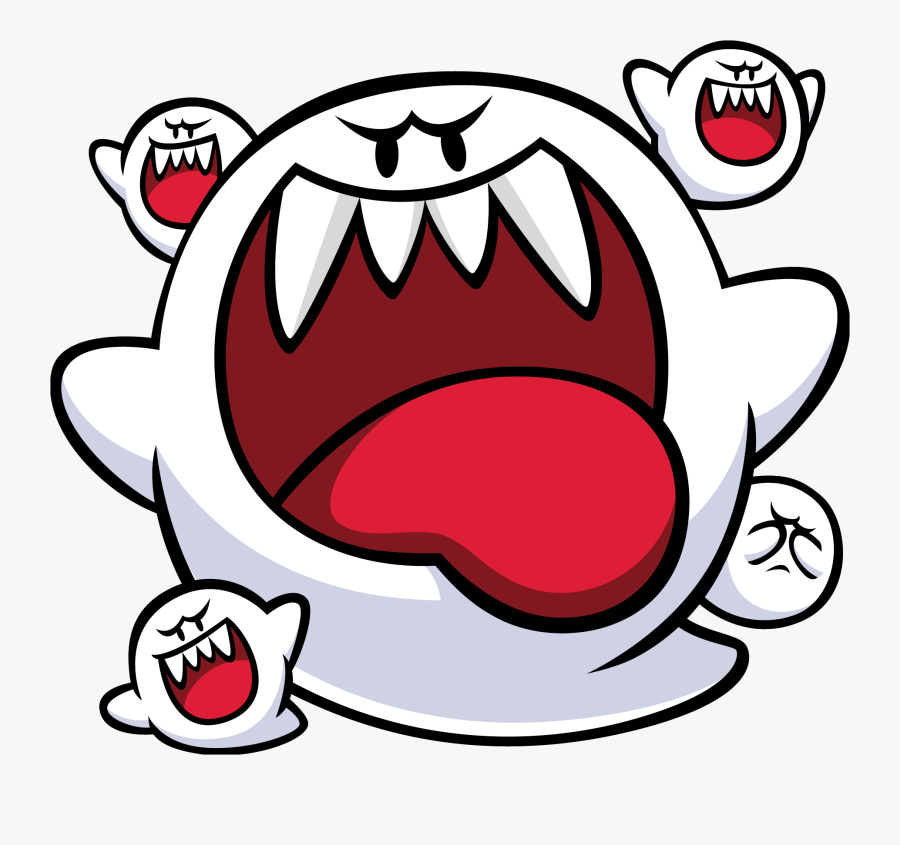 Mario Pinball Land Boo, Transparent Clipart