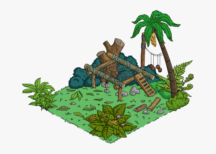 Jungle Rest Area - Illustration, Transparent Clipart