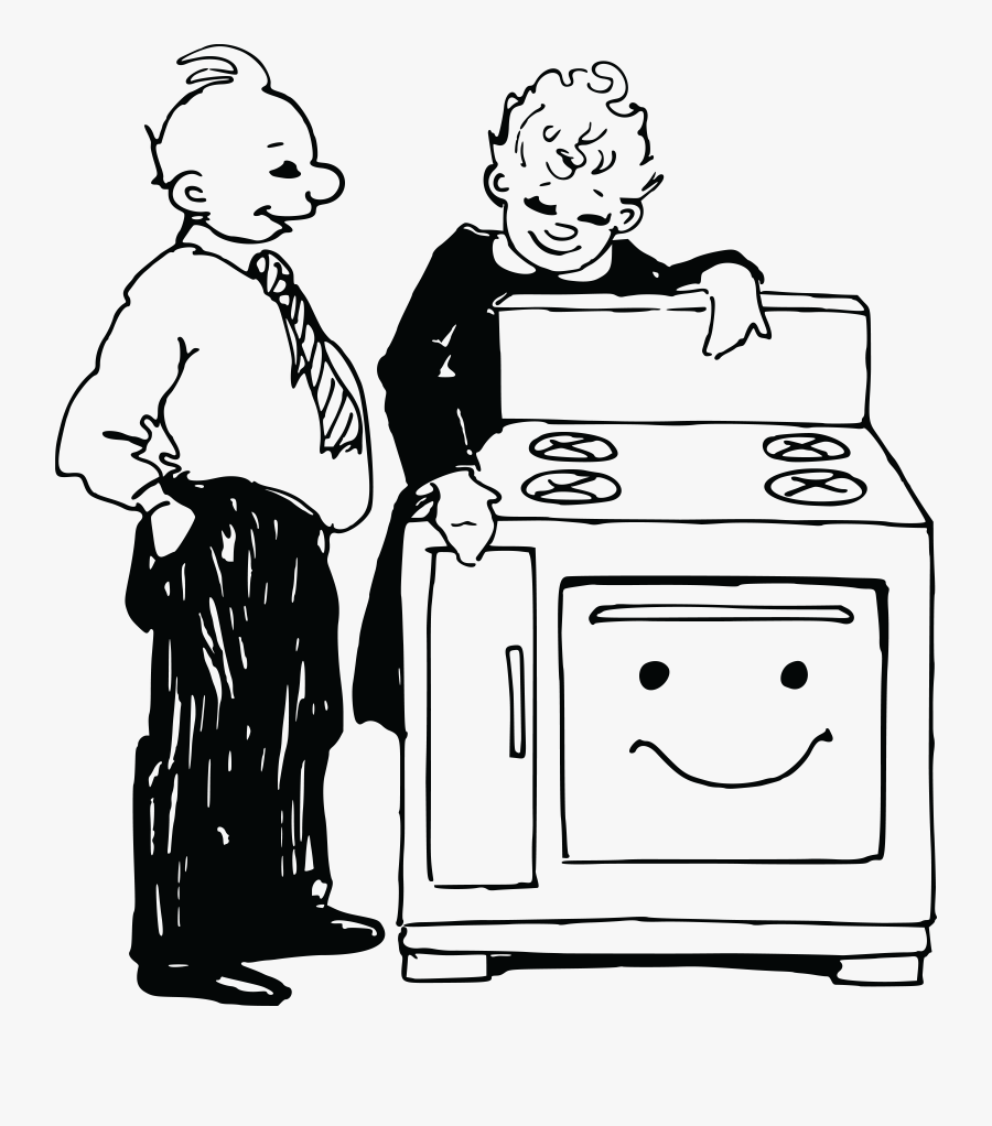 Looking Clipart - Salesman Clipart Black And White, Transparent Clipart
