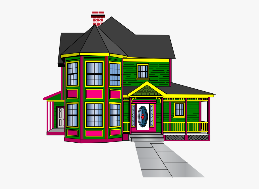Beautiful House Clip Arts, Transparent Clipart
