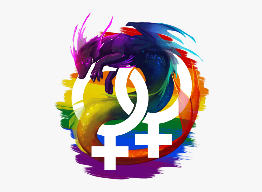 Pride Dragons, Transparent Clipart