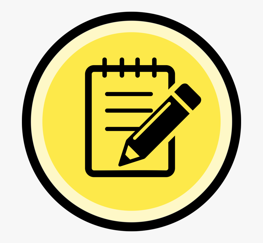 Area,text,symbol - Notebook With Pen Clipart, Transparent Clipart