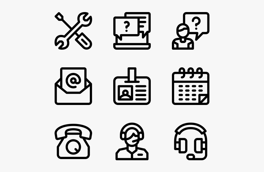 Customer Service - Icono Manufactura, Transparent Clipart