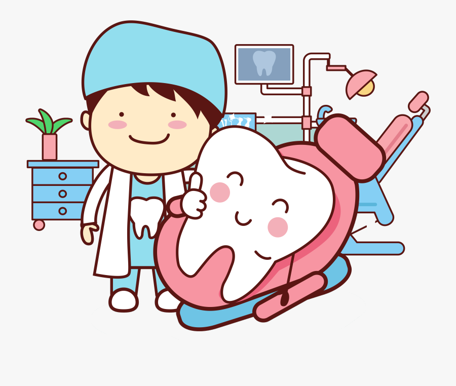 Tooth Clipart Vector - Dentist Cartoon Png, Transparent Clipart