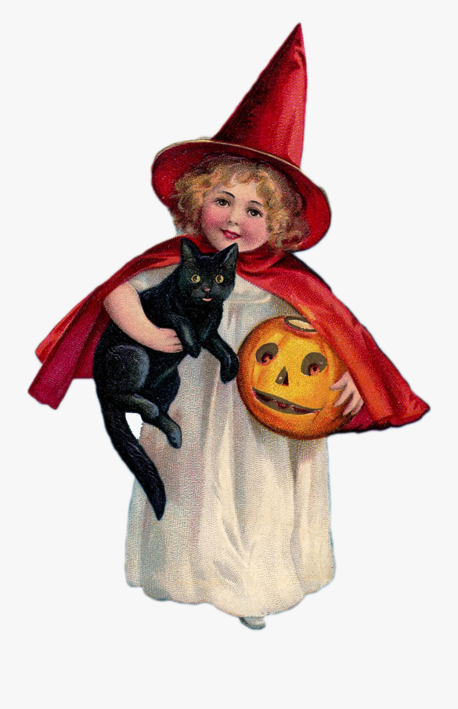 Victorian Halloween, Transparent Clipart